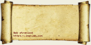 Una Stojović vizit kartica